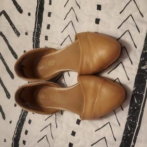 Toms Julie D'Orsay flats - size 8